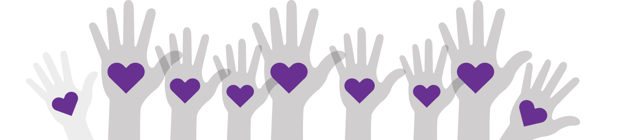 Hands supporting