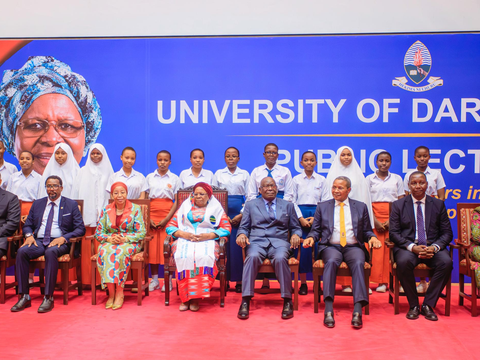 Mshiko Club Girls Engage in Public Lecture with President of Namibia