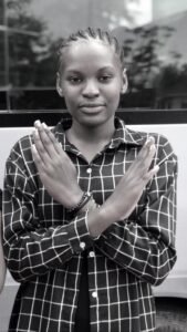 “I want people to remember my voice.” SAKINA CHAMBULILO